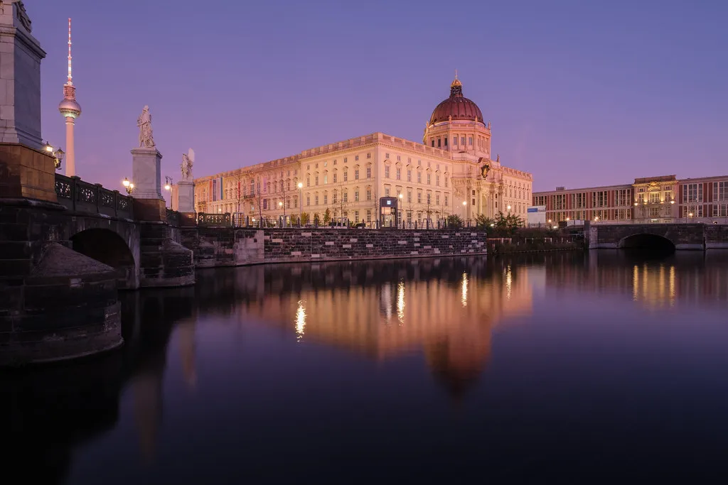 Winter Market at Humboldt Forum (Schlossplatz) in Berlin
