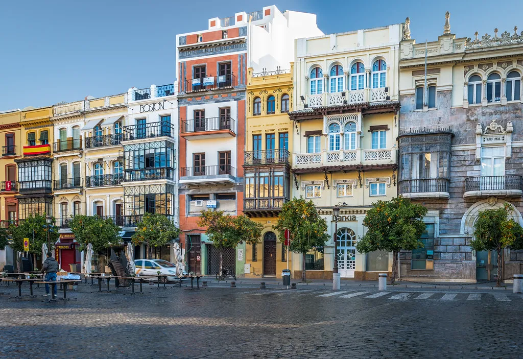 The Cathedral and Plaza de San Francisco in Seville