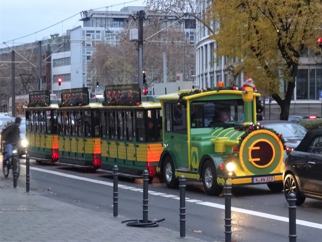 The Christmas Market Express (Bimmelbahn) Train in Cologne