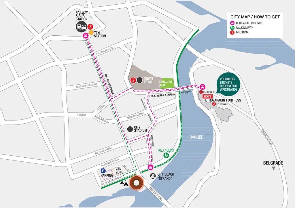 Navigating the Petrovaradin Fortress Grounds in Novi Sad