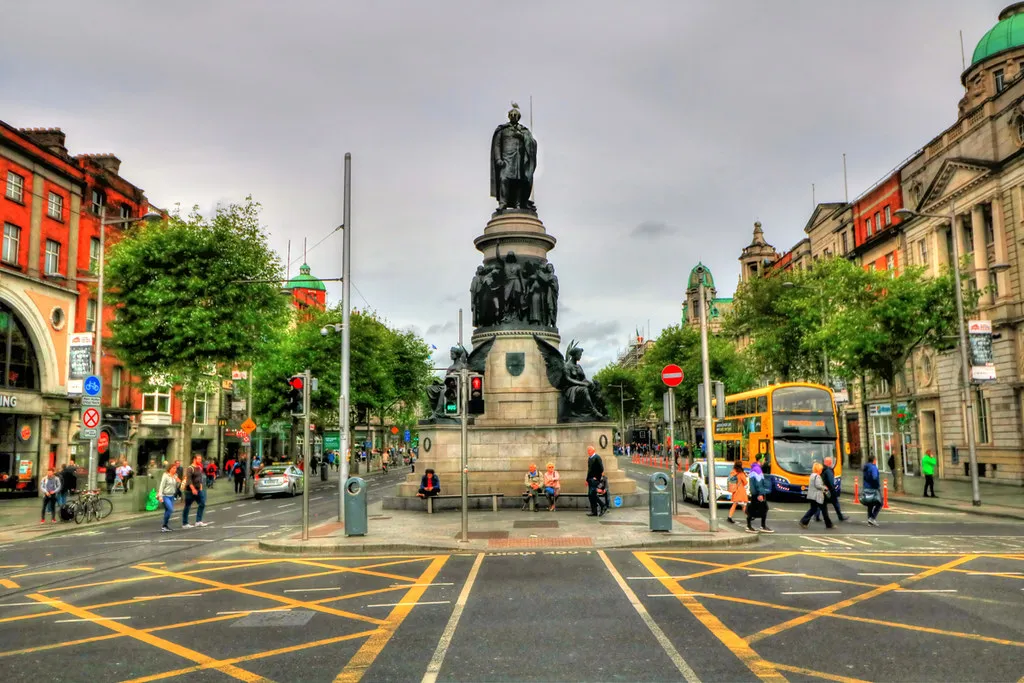 Overview of the Dublin St. Patrick's Day Parade Route in Dublin